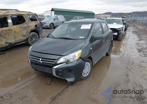 2024 Mitsubishi Mirage Es/Le z USA, uszkodzony, nr VIN ML32AUHJ7RH015753